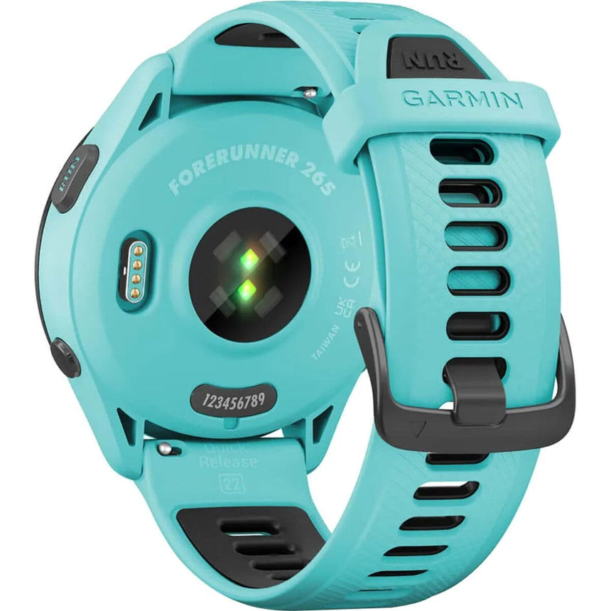 garmin forerunner65 gar066 black bezel aqua case aqua black band mockup 5