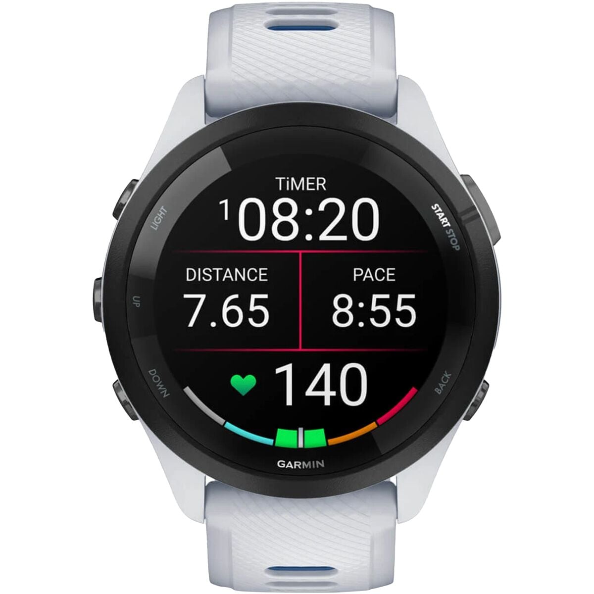 garmin forerunner65 gar066 black bezel whitestone case whitestone tidal blue band mockup 7