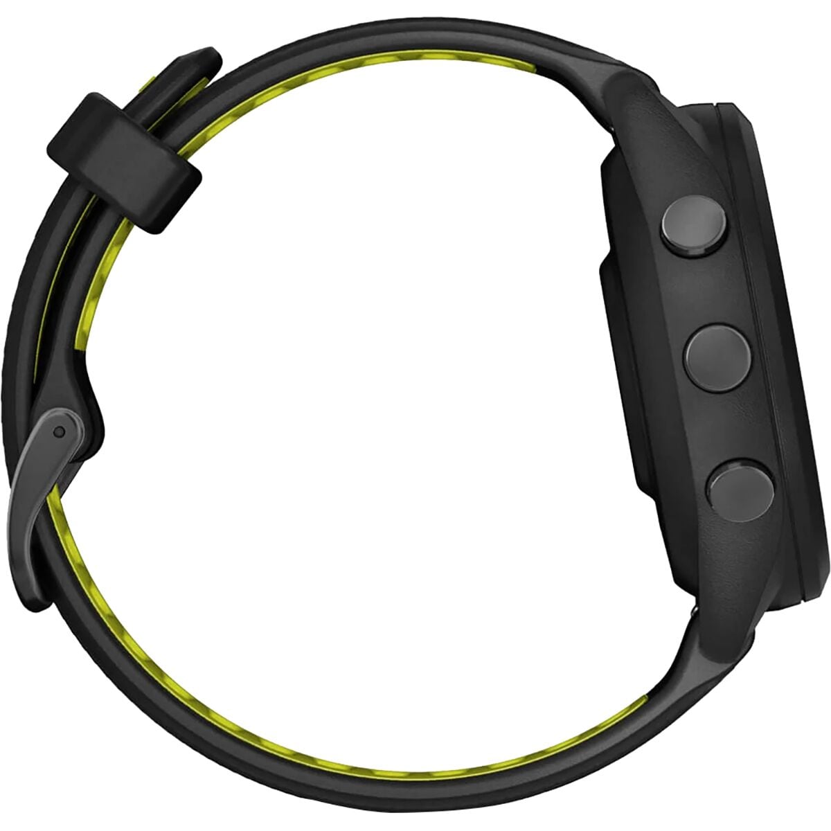 garmin forerunner65s gar067 black bezel case black amp yellow band mockup