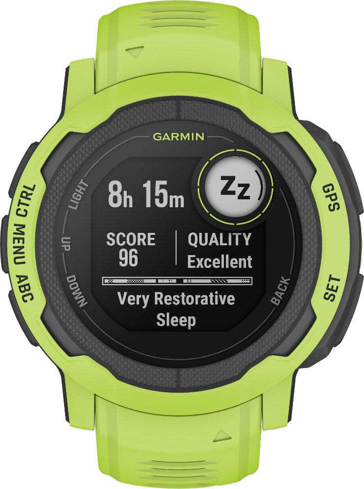 garmin instinct 2 standard edition gar094 electric lime 10