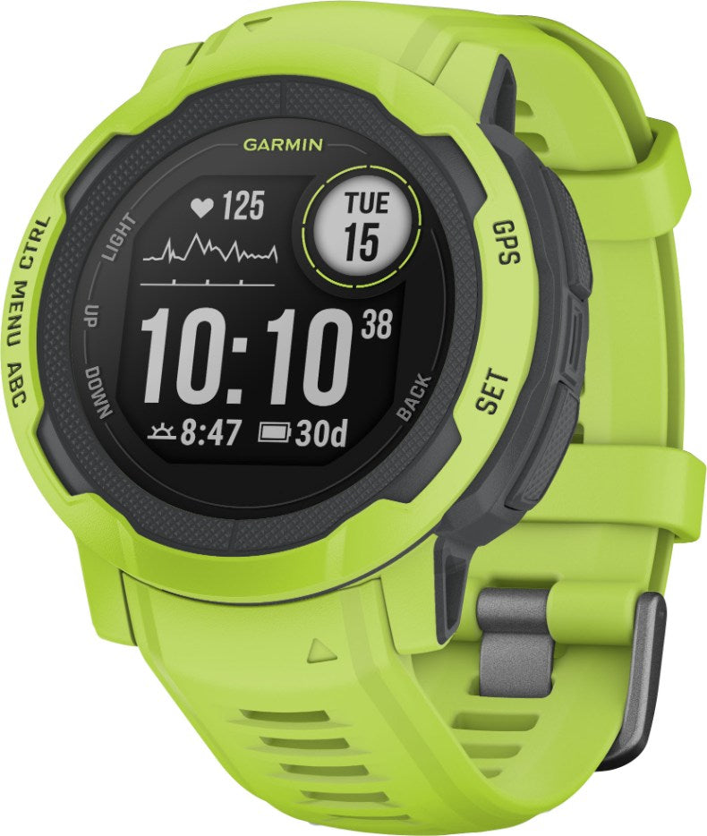 garmin instinct 2 standard edition gar094 electric lime 4