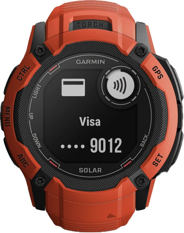 garmin instinct 2x solar gar101 flame red 11