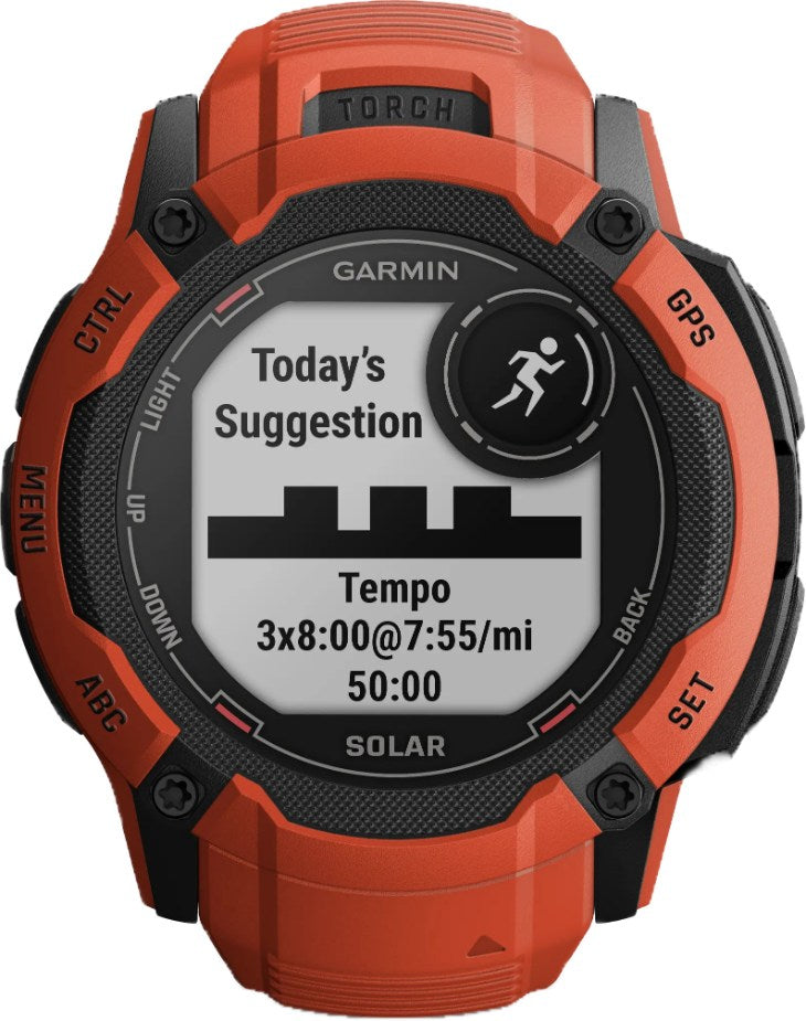 garmin instinct 2x solar gar101 flame red 5