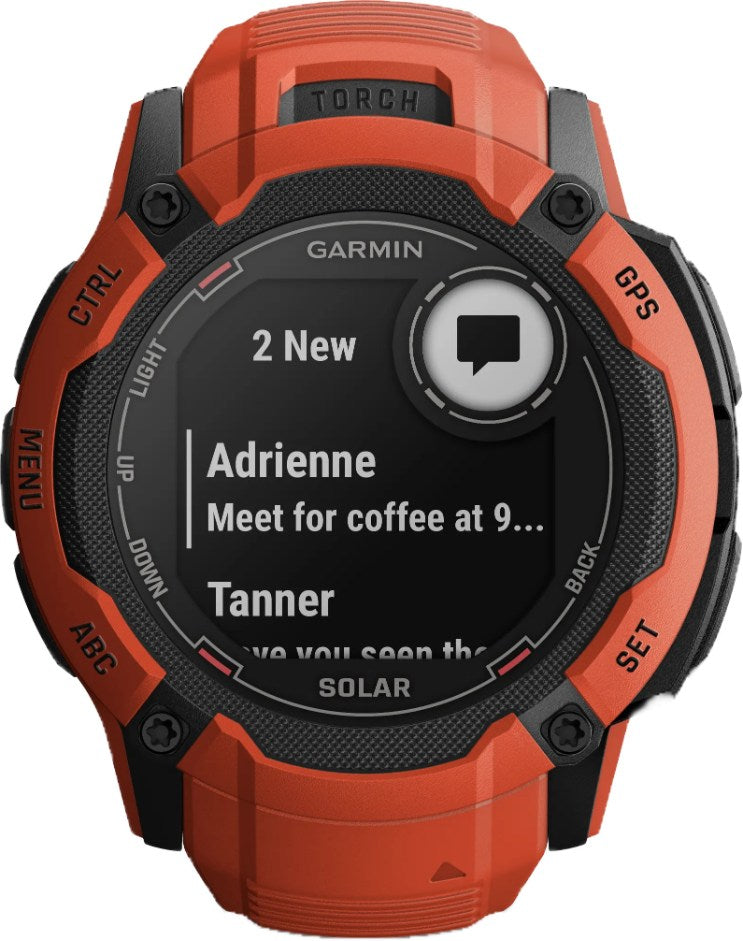 garmin instinct 2x solar gar101 flame red 8