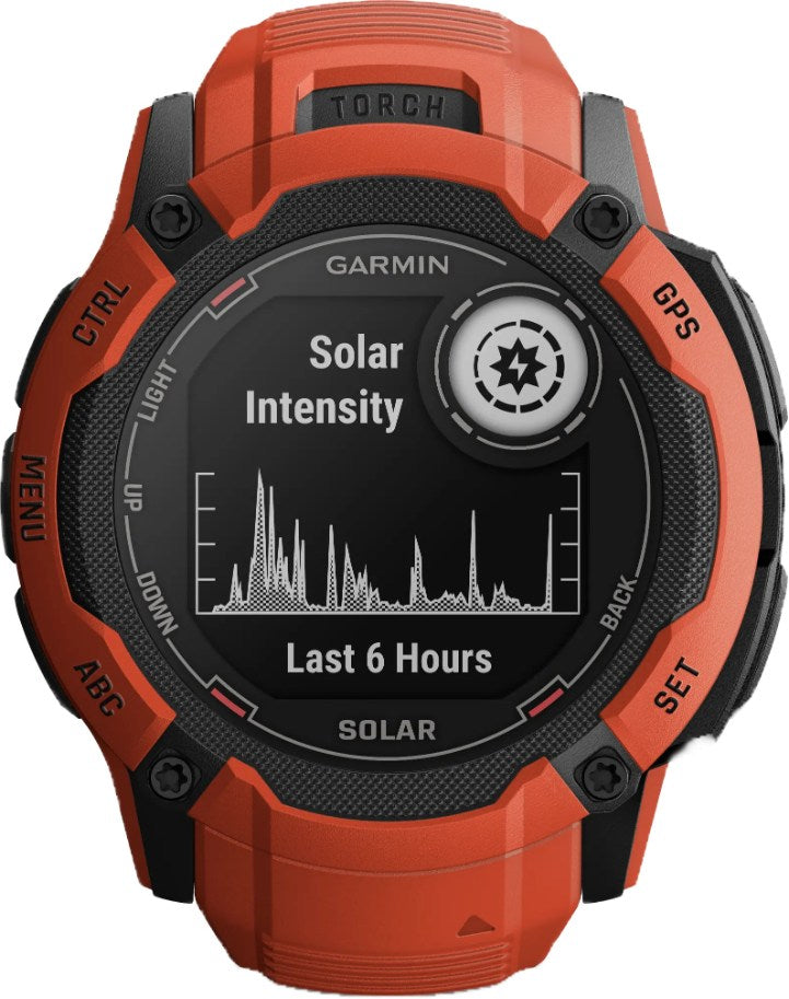 garmin instinct 2x solar gar101 flame red 9