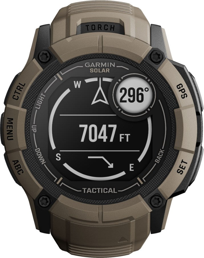 garmin instinct 2x solar tactical edition gar102 coyote tan 5