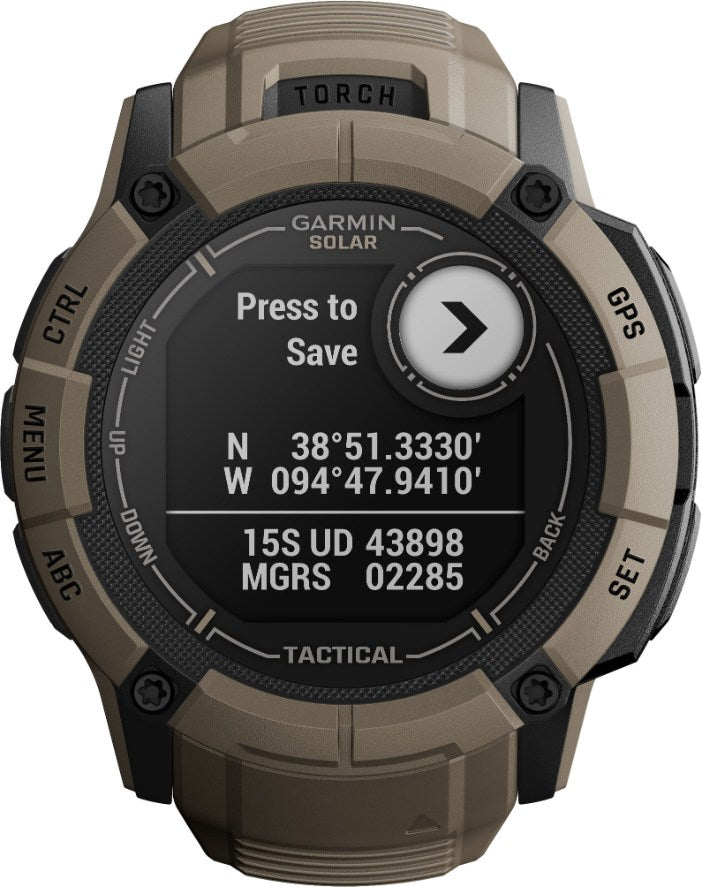 garmin instinct 2x solar tactical edition gar102 coyote tan 7