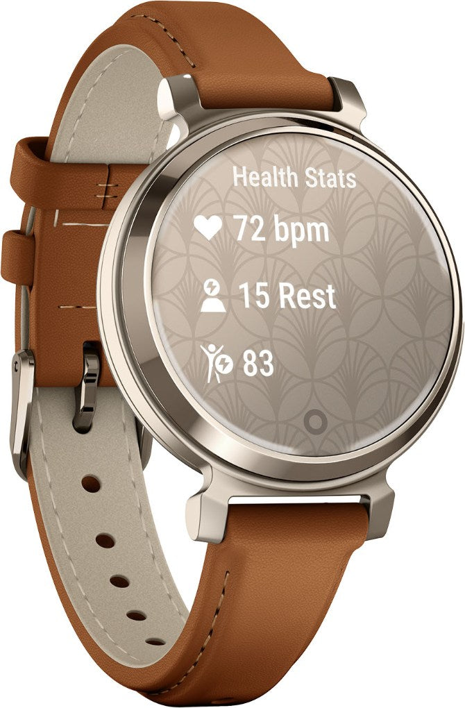 garmin lily 2 classic cream gold tan 6