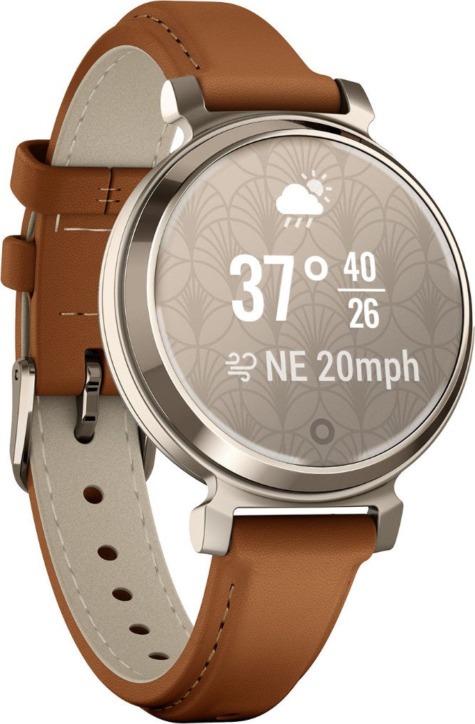 garmin lily 2 classic cream gold tan 8