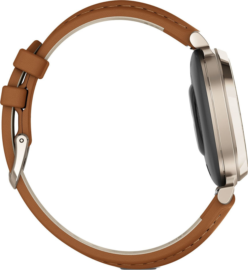 garmin lily 2 classic cream gold tan 9