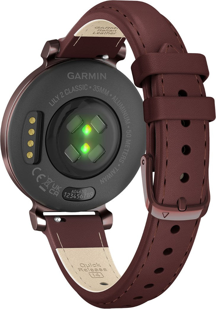 garmin lily 2 classic dark bronze mulberry 8