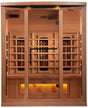 ZiahCare's Golden Designs 3 Person Full Spectrum Infrared Sauna Reserve Edition Mockup Image 1