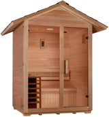 ZiahCare's Golden Designs Arlberg 3 Person Traditional Sauna Mockup Image 2