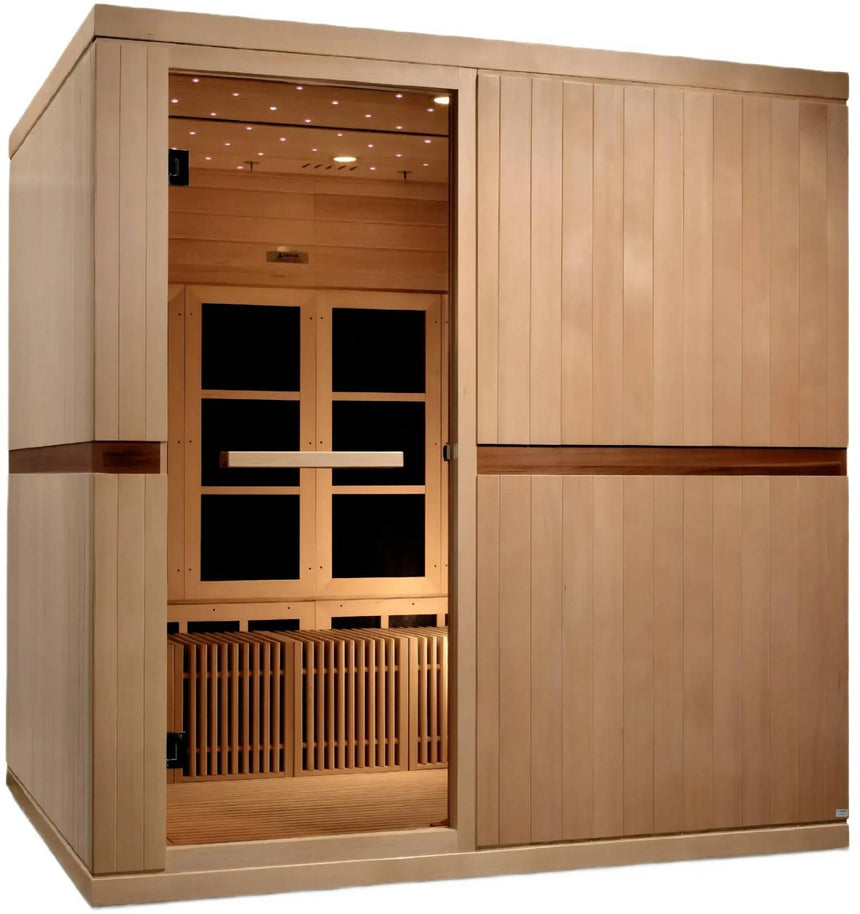 ZiahCare's Golden Designs Catalonia 8 Person Far Infrared Sauna Mockup Image 5