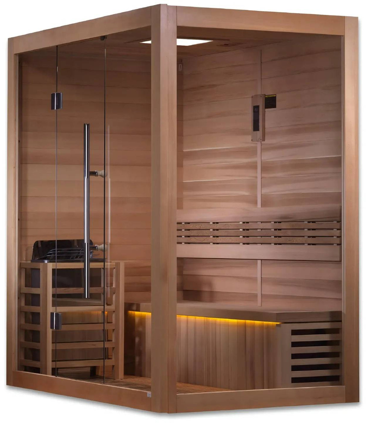ZiahCare's Golden Designs Forssa 3 Person Traditional Sauna Mockup Image 3