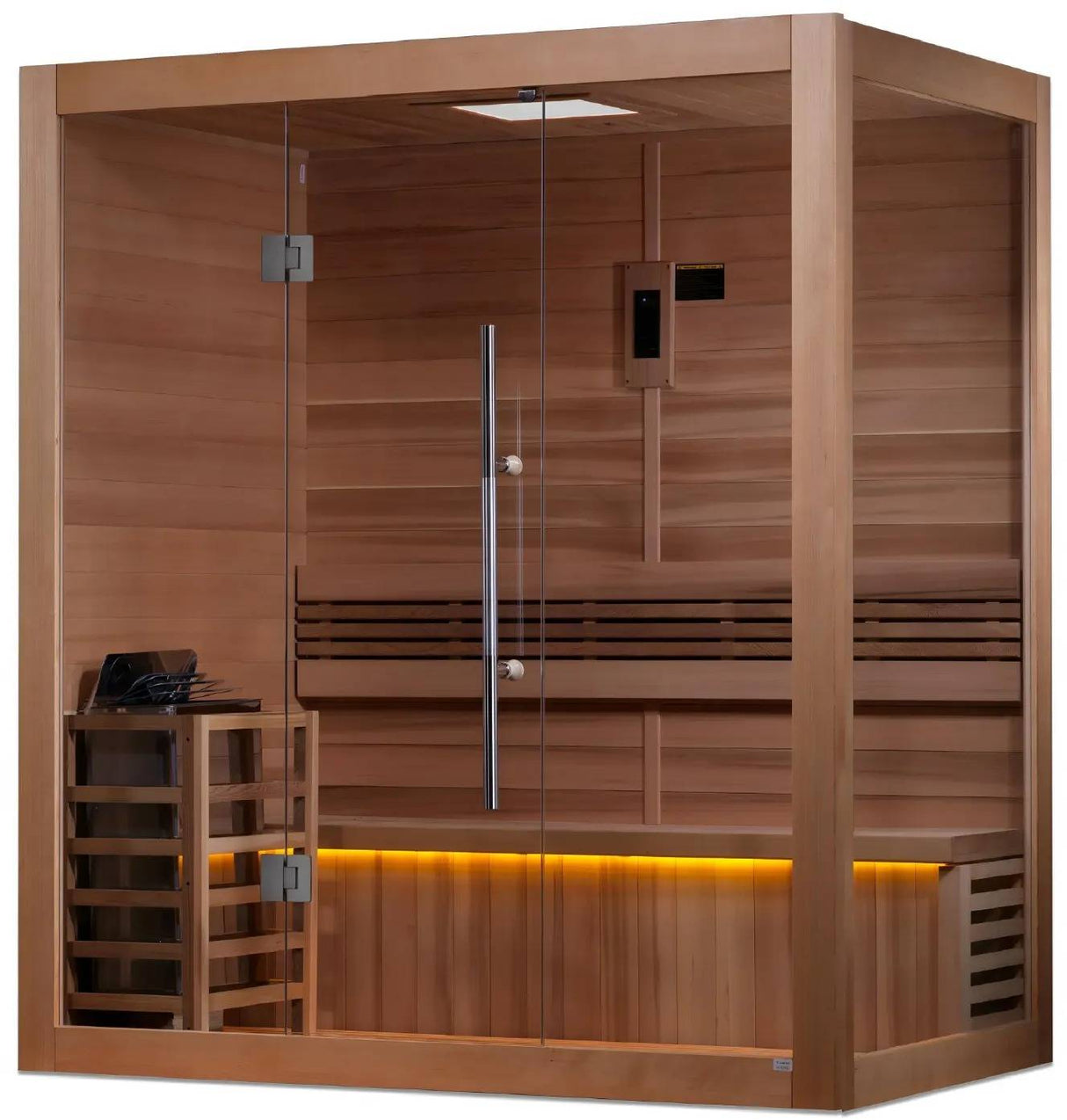 ZiahCare's Golden Designs Forssa 3 Person Traditional Sauna Mockup Image 4