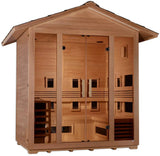 ZiahCare's Golden Designs Gargellen 5 Person Hybrid Sauna Mockup Image 2