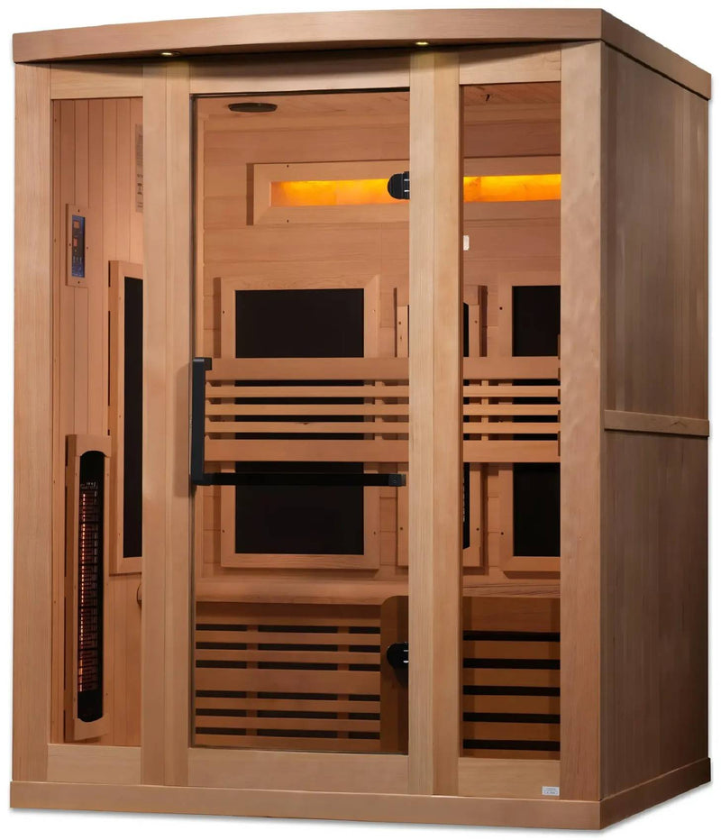 ZiahCare's Golden Designs GDI-8230-01 Full Spectrum Sauna Mockup Image 4