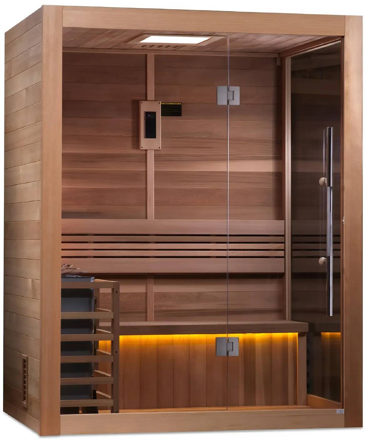 ZiahCare's Golden Designs Hanko 2 Person Traditional Sauna Mockup Image 2