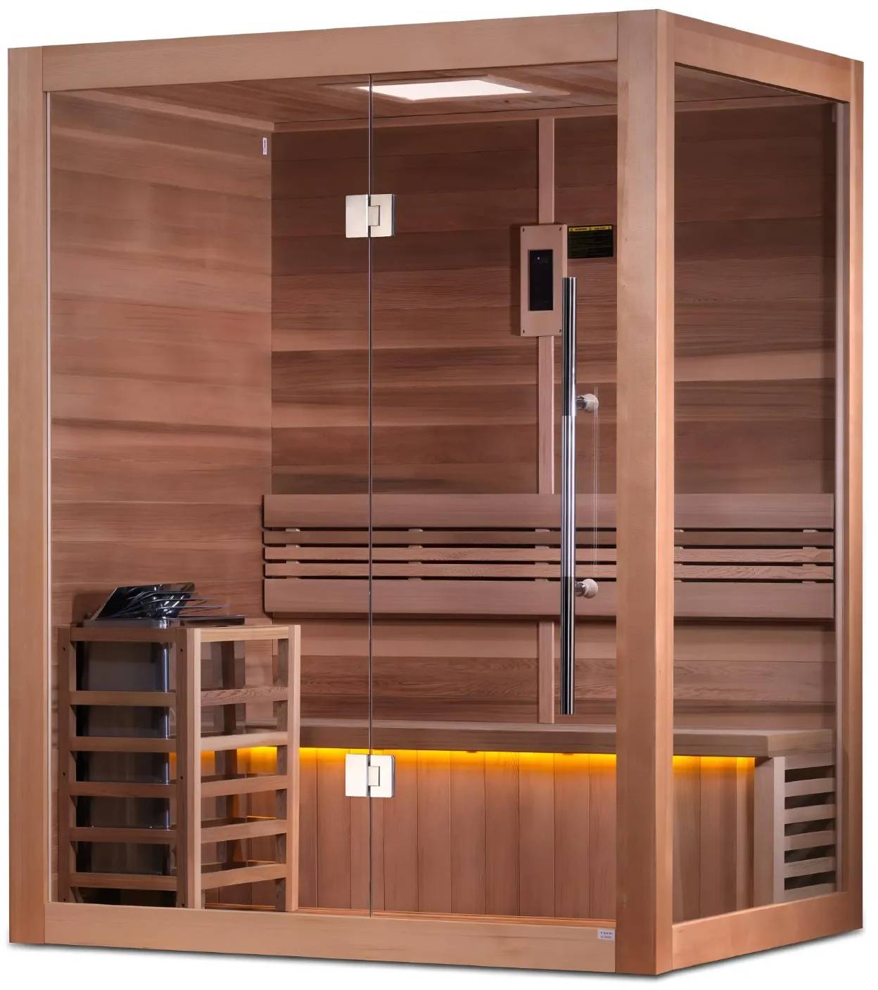 ZiahCare's Golden Designs Hanko 2 Person Traditional Sauna Mockup Image 4