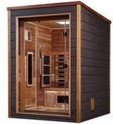 ZiahCare's Golden Designs Nora 2 Person Hybrid Sauna Mockup Image 3