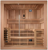 ZiahCare's Golden Designs Osla 6 Person Traditional Sauna Mockup Image 3