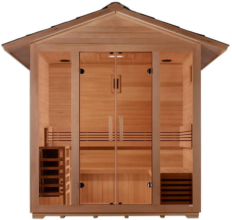 ZiahCare's Golden Designs Vorarlberg 5 Person Traditional Sauna Mockup Image 1