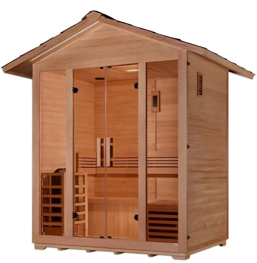 ZiahCare's Golden Designs Vorarlberg 5 Person Traditional Sauna Mockup Image 3