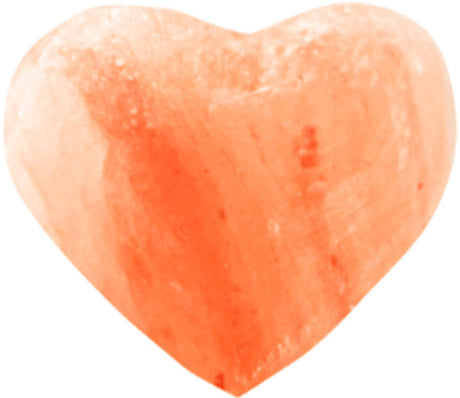 heart shaped himalayan salt stone