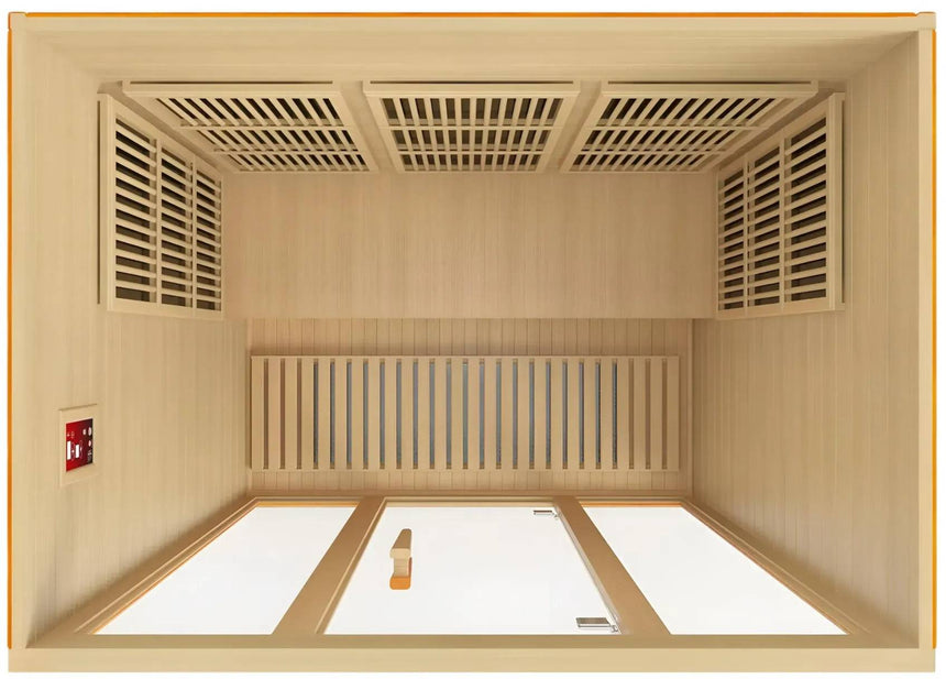 ZiahCare's Maxxus Alpine Dual Tech 3 Person Far Infrared Sauna Mockup Image 5