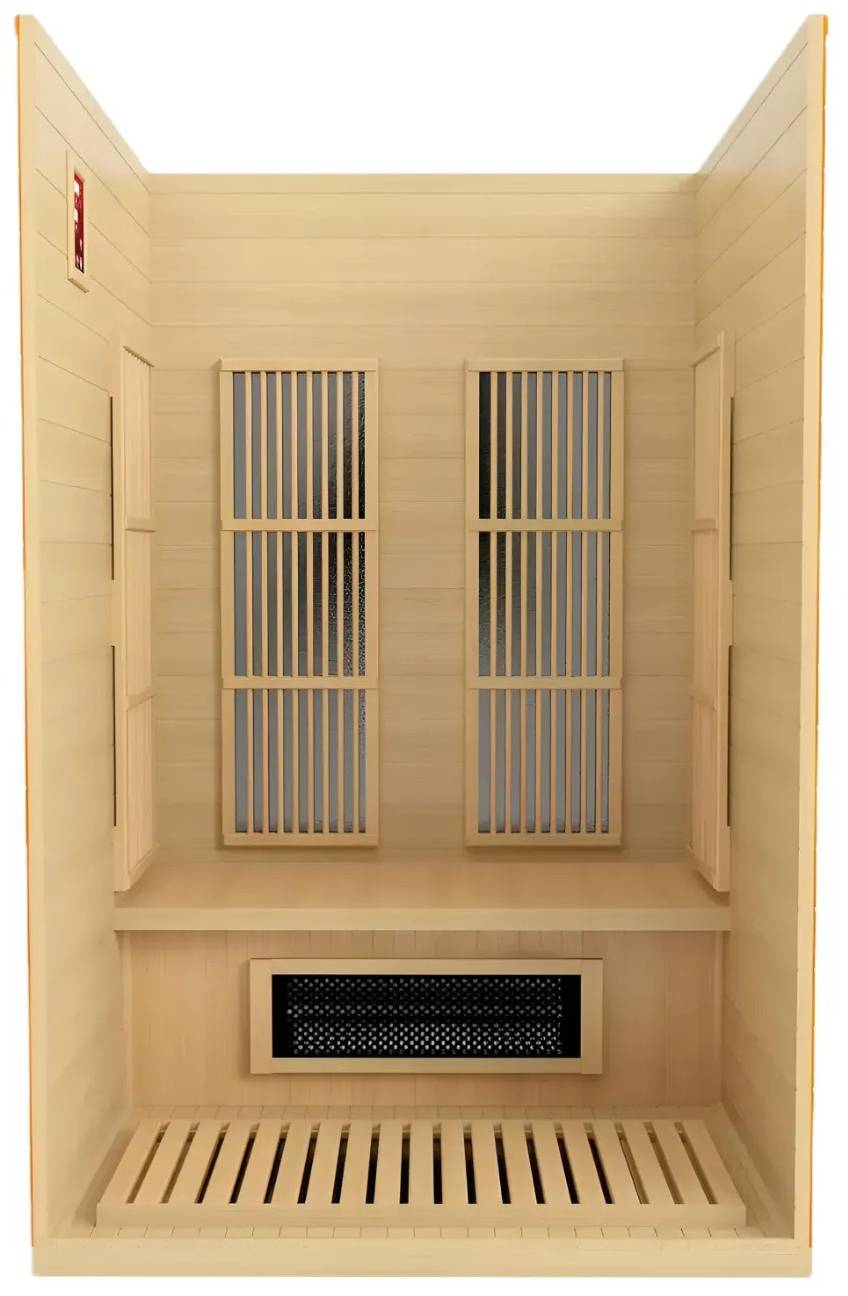 ZiahCare's Maxxus Aspen Dual Tech 2 Person Far Infrared Sauna Mockup Image 2