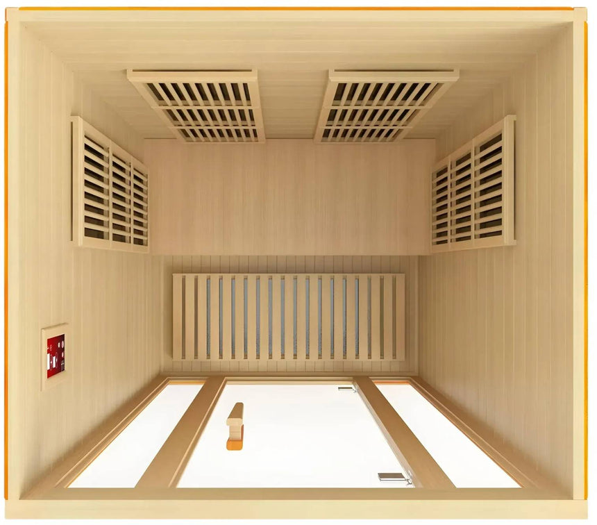 ZiahCare's Maxxus Aspen Dual Tech 2 Person Far Infrared Sauna Mockup Image 5