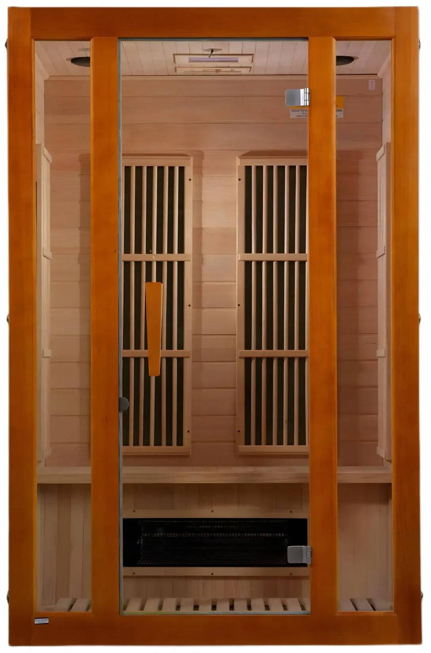 ZiahCare's Maxxus Aspen Dual Tech 2 Person Far Infrared Sauna Mockup Image 1