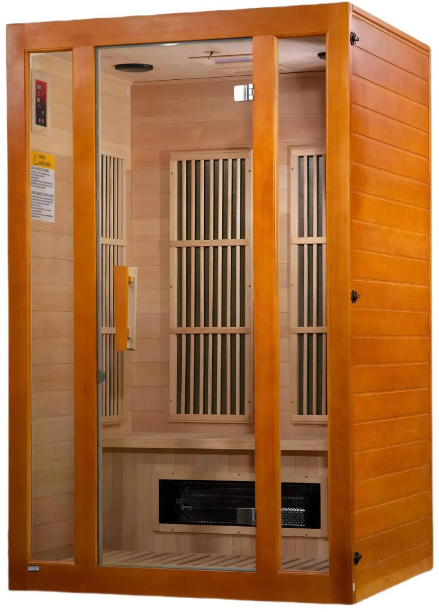 ZiahCare's Maxxus Aspen Dual Tech 2 Person Far Infrared Sauna Mockup Image 4