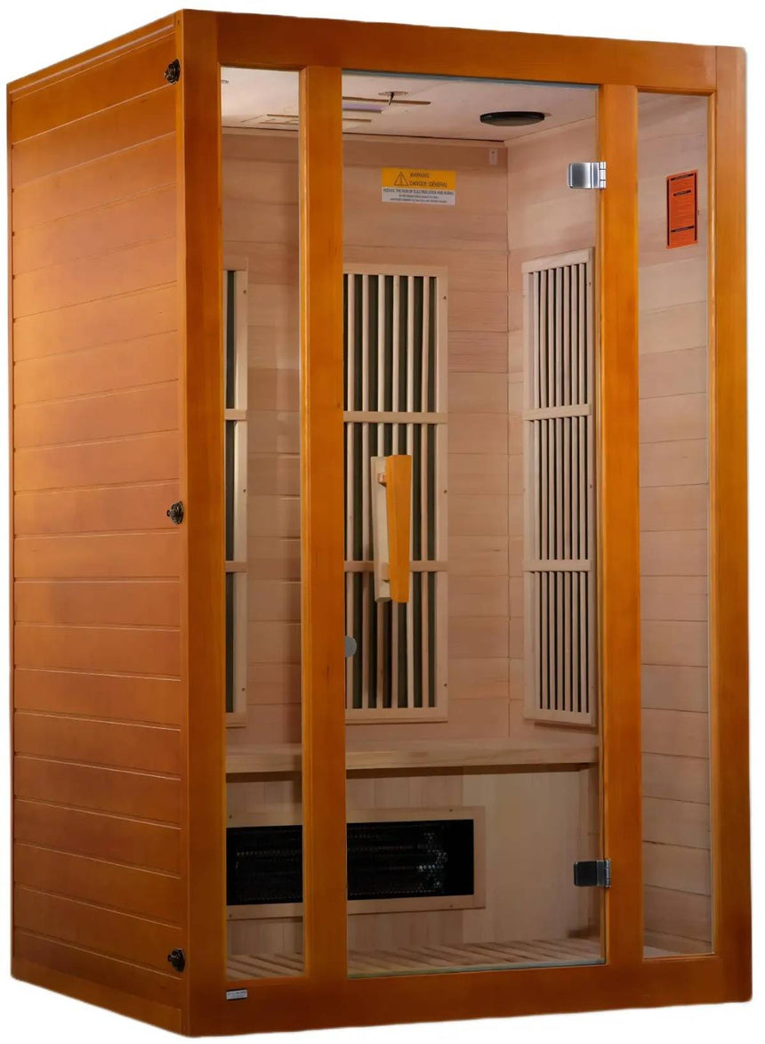 ZiahCare's Maxxus Aspen Dual Tech 2 Person Far Infrared Sauna Mockup Image 3