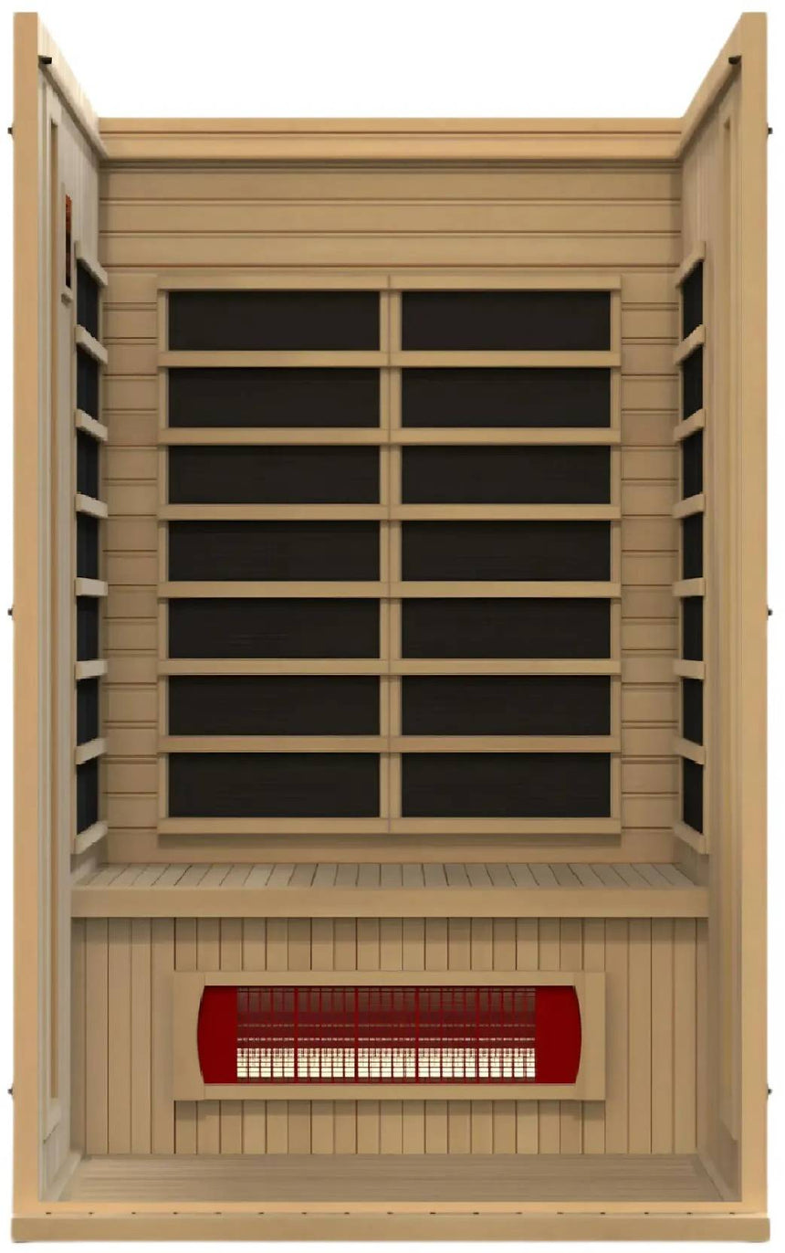 ZiahCare's Maxxus Serenity Dual Tech 2 Person Far Infrared Sauna Mockup Image 2