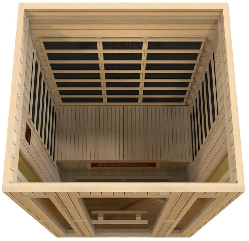 ZiahCare's Maxxus Trinity Dual Tech 3 Person Far Infrared Sauna Mockup Image 5