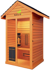 ZiahCare's Medical Saunas 1-2 Person Outdoor Full Spectrum Infrared Sauna Nature 4 Mockup Image 6