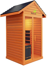 ZiahCare's Medical Saunas 1-2 Person Outdoor Full Spectrum Infrared Sauna Nature 4 Mockup Image 7
