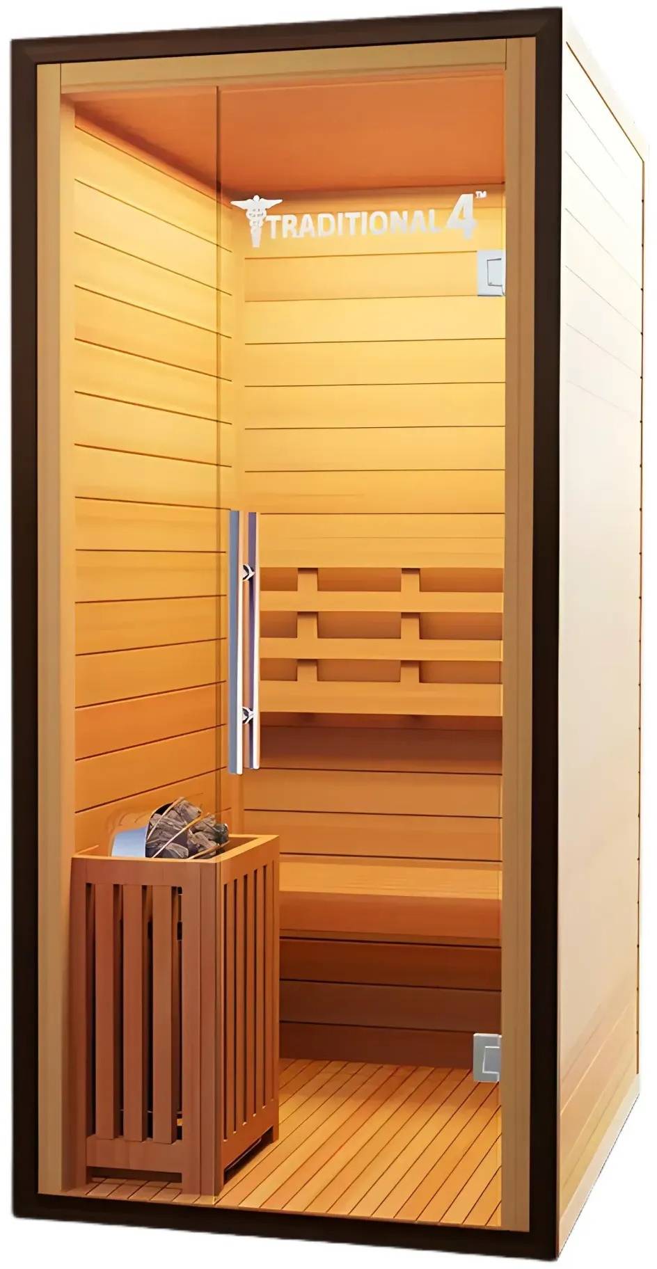 ZiahCare's Medical Saunas 1 Person Traditional Sauna Model 4 Mockup Image 6