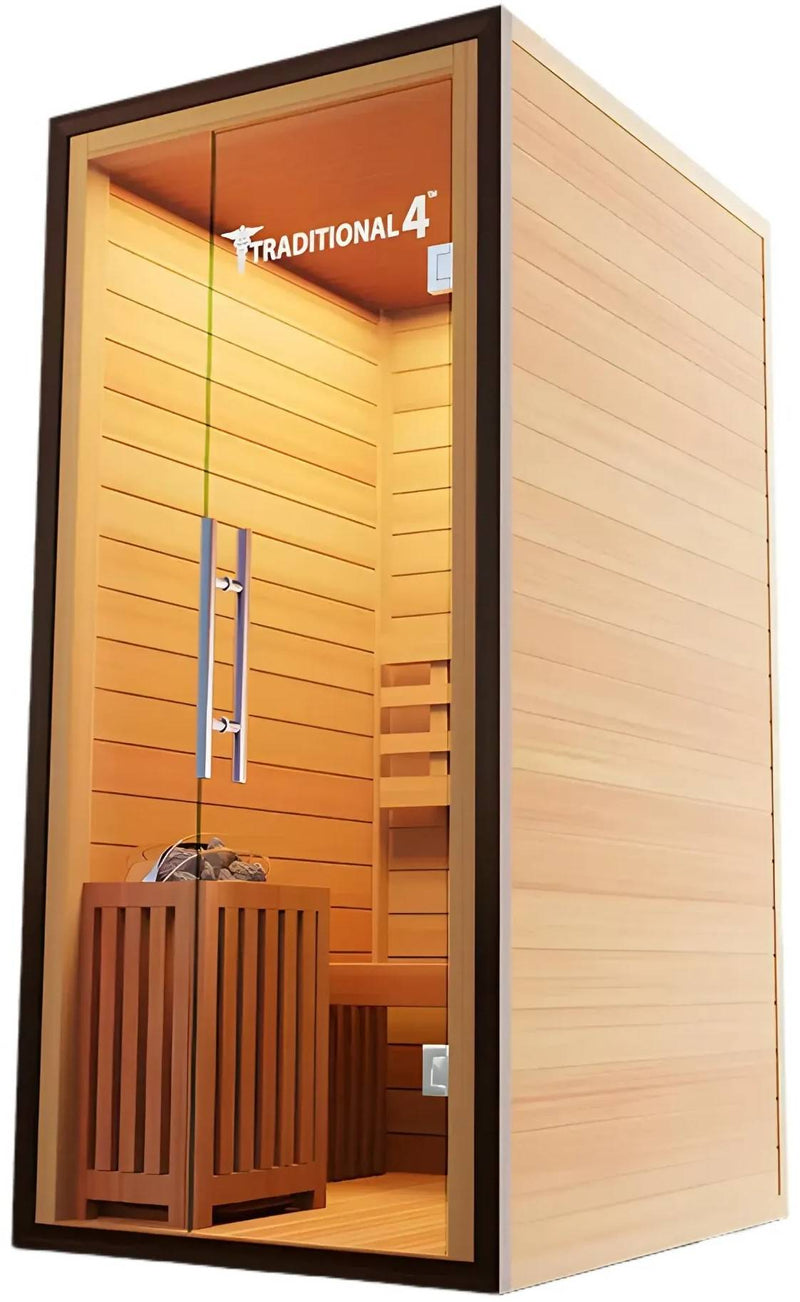 ZiahCare's Medical Saunas 1 Person Traditional Sauna Model 4 Mockup Image 4