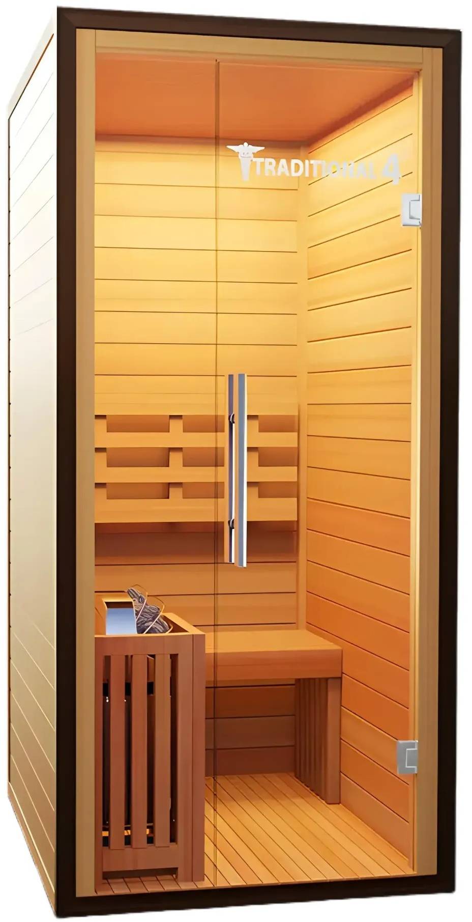 ZiahCare's Medical Saunas 1 Person Traditional Sauna Model 4 Mockup Image 5