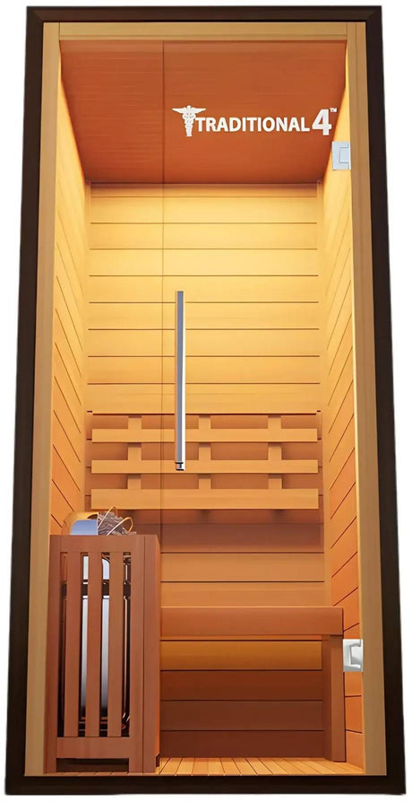 ZiahCare's Medical Saunas 1 Person Traditional Sauna Model 4 Mockup Image 1