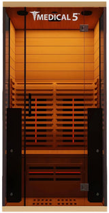ZiahCare's Medical Saunas 1 Person Ultra Full Spectrum Infrared Sauna Model 5 Mockup Image 1