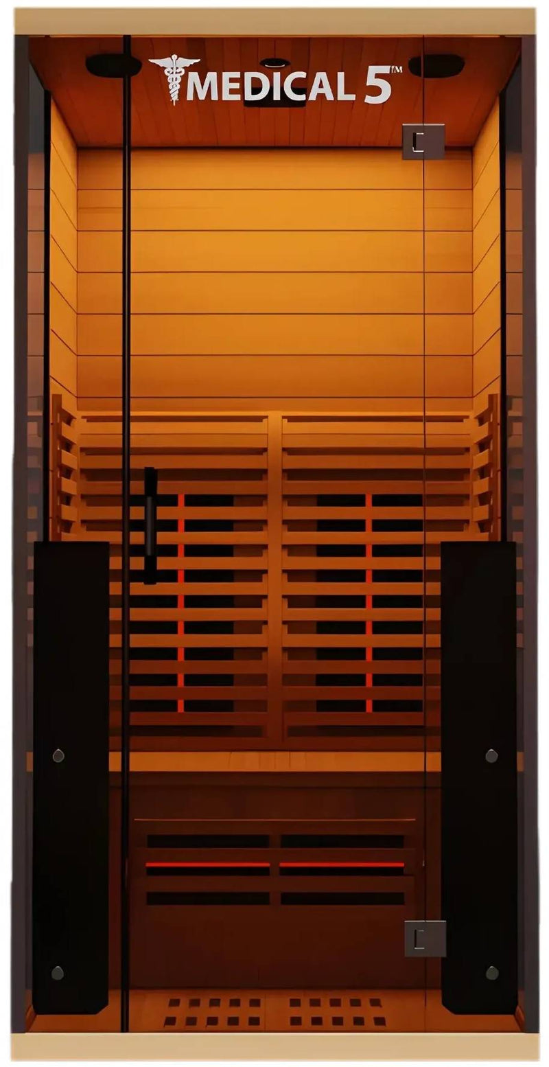 ZiahCare's Medical Saunas 1 Person Ultra Full Spectrum Infrared Sauna Model 5 Mockup Image 1