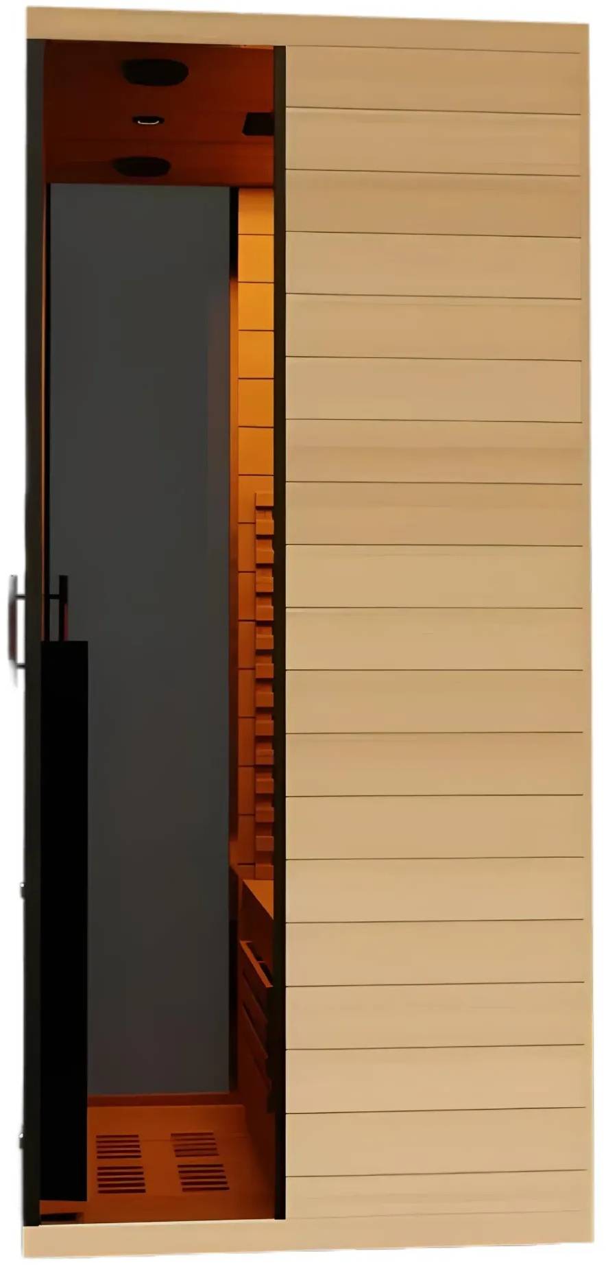 ZiahCare's Medical Saunas 1 Person Ultra Full Spectrum Infrared Sauna Model 5 Mockup Image 4