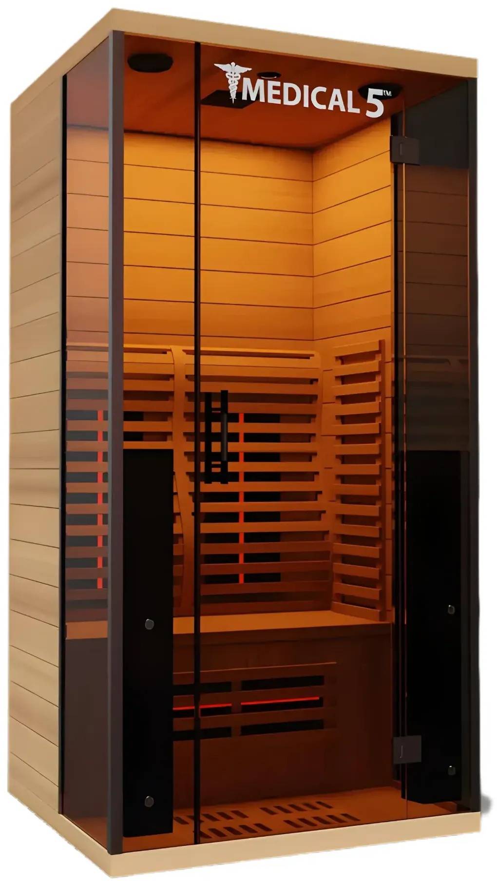 ZiahCare's Medical Saunas 1 Person Ultra Full Spectrum Infrared Sauna Model 5 Mockup Image 2