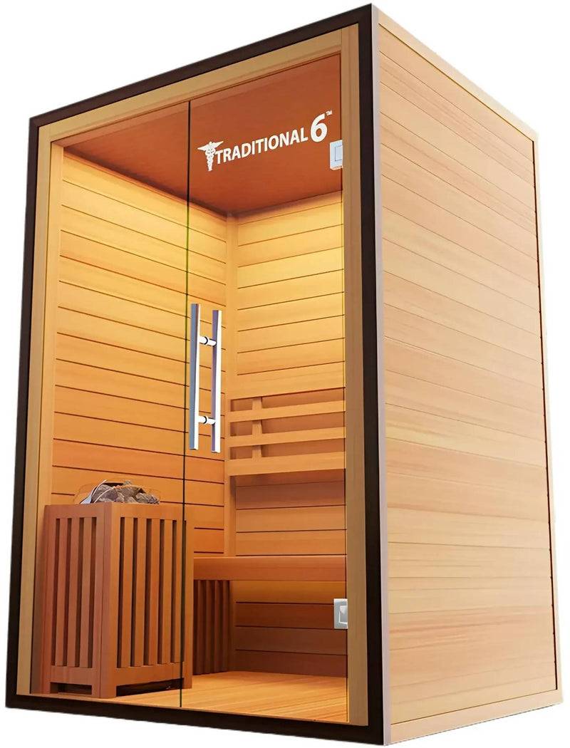 ZiahCare's Medical Saunas 3 Person Traditional Sauna Model 6 Mockup Image 7