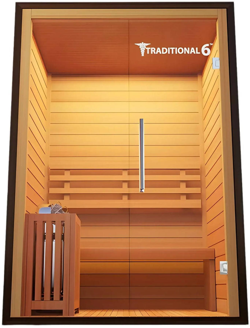 ZiahCare's Medical Saunas 3 Person Traditional Sauna Model 6 Mockup Image 8