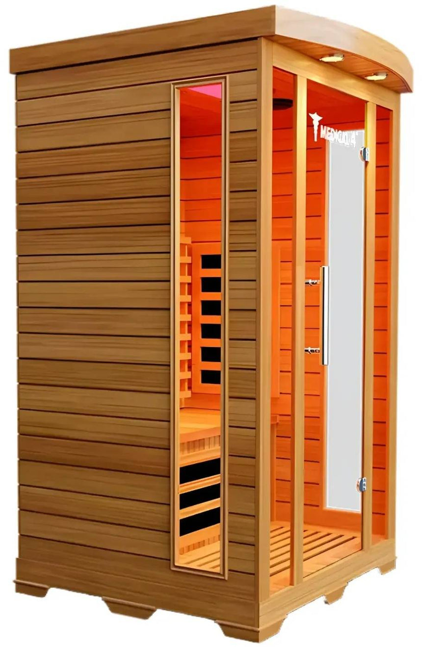 ZiahCare's Medical Saunas 1-2 Person Full Spectrum Infrared Sauna Model 4 Mockup Image 2